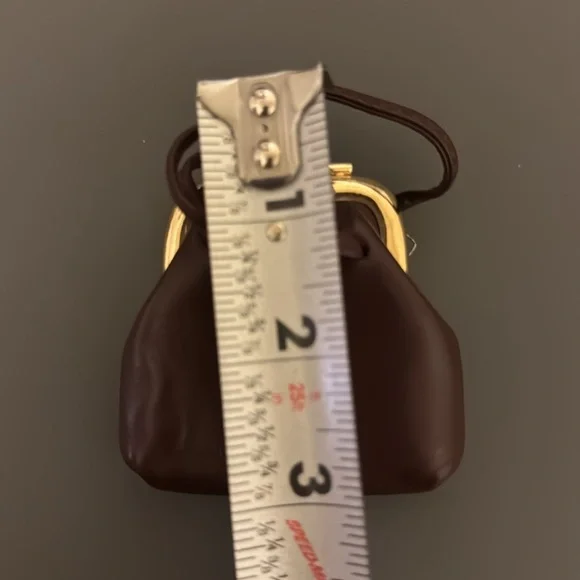 Etienne Aigner Mini Handbag Coin Purse Brown - Picture 9 of 10